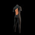 The One Shortarm 3/2mm Zipfree 2024 - Black